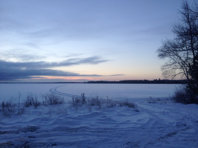 Sunrise in the Upper Peninsula, Michigan December 2014