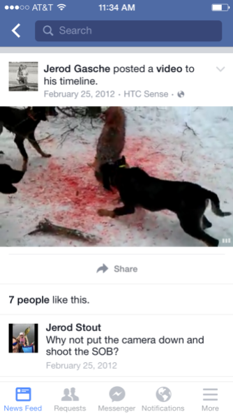 Sadistic cruelty or legal hunting?